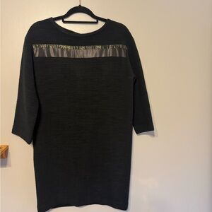 Black Long Sleeve Sweater Dress